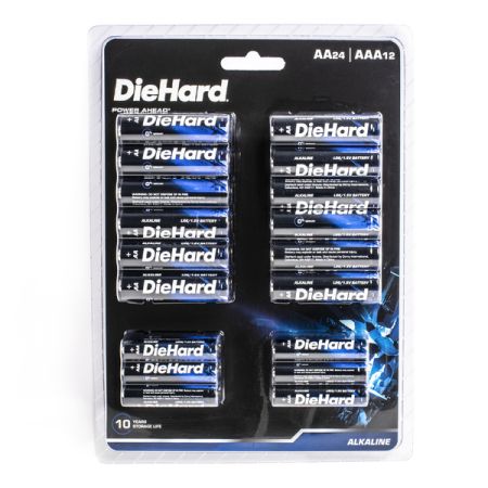 DIEHARD(R) 41-1127 ALK 12 AAA / 24 AA CMB PK